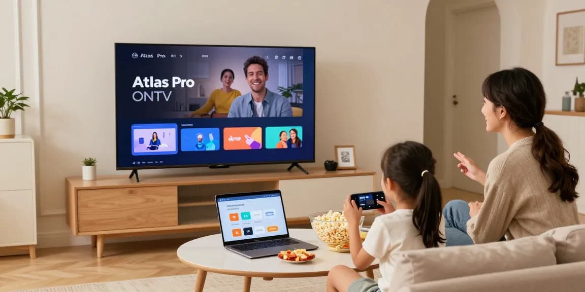 Profitez de l'expérience de streaming Atlas pro avec votre famille à la maison